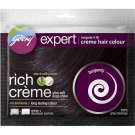 Godrej Expert Rich Creme Hair Colour- Burgundy 4.16 1 pc