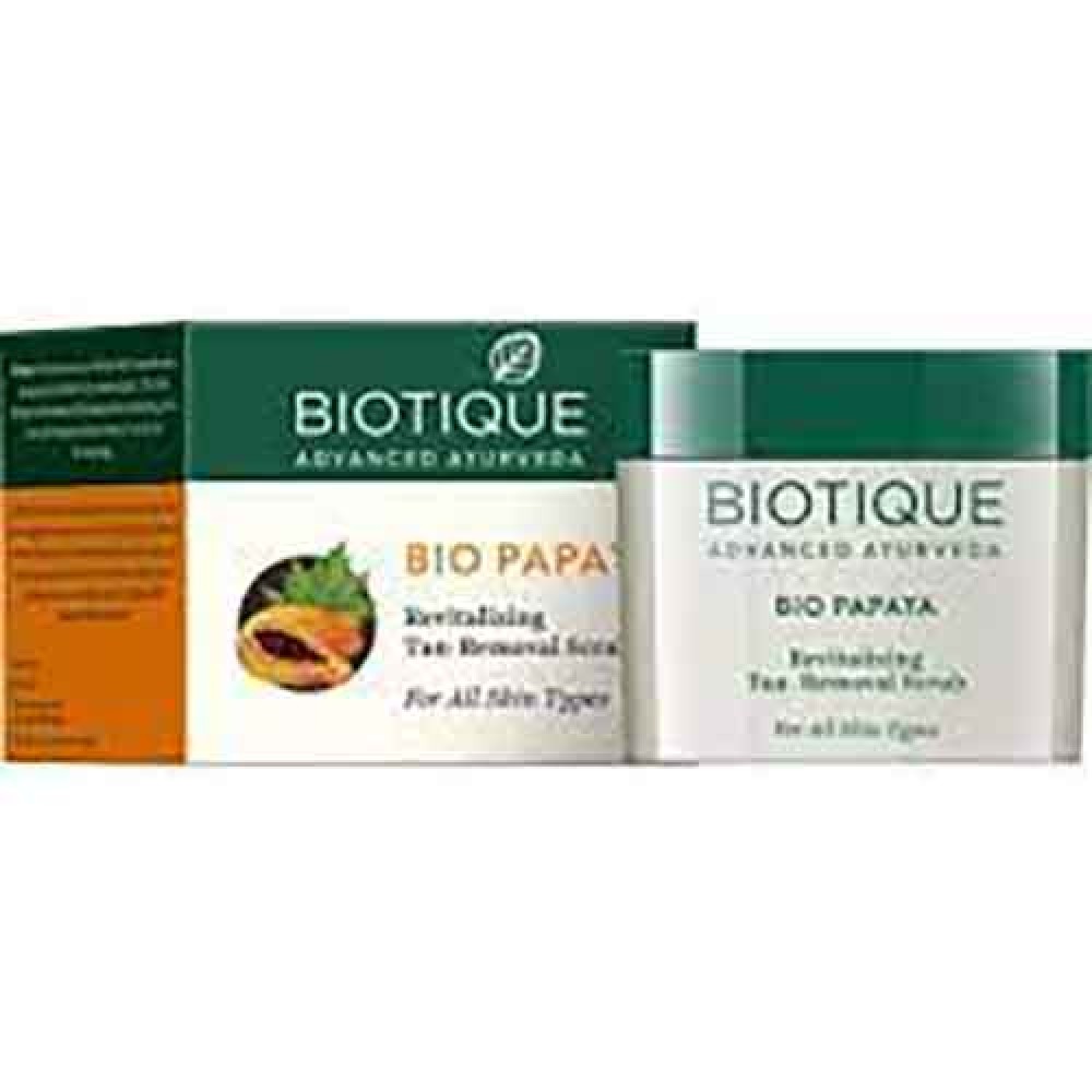 Biotique Bio Papaya Revitalizing Tan Removal Scrub 75 gm