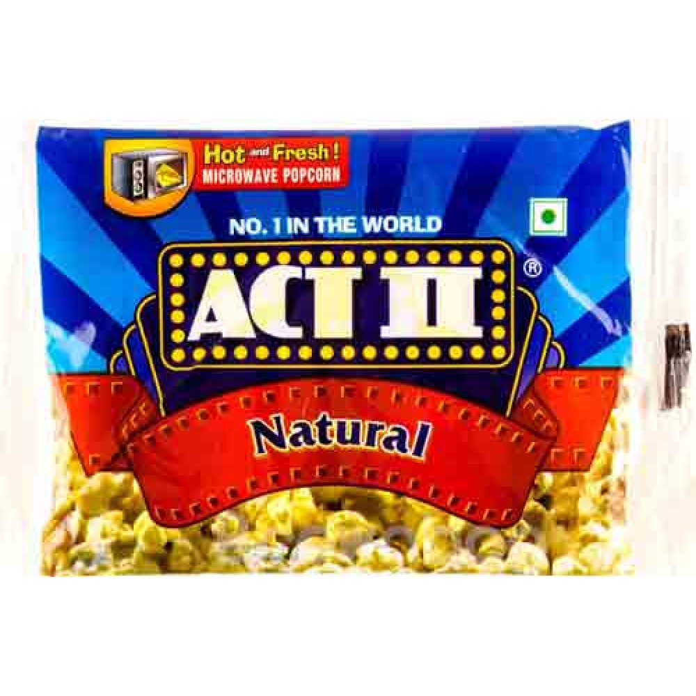 Act II Natural Popcorn 33 gm