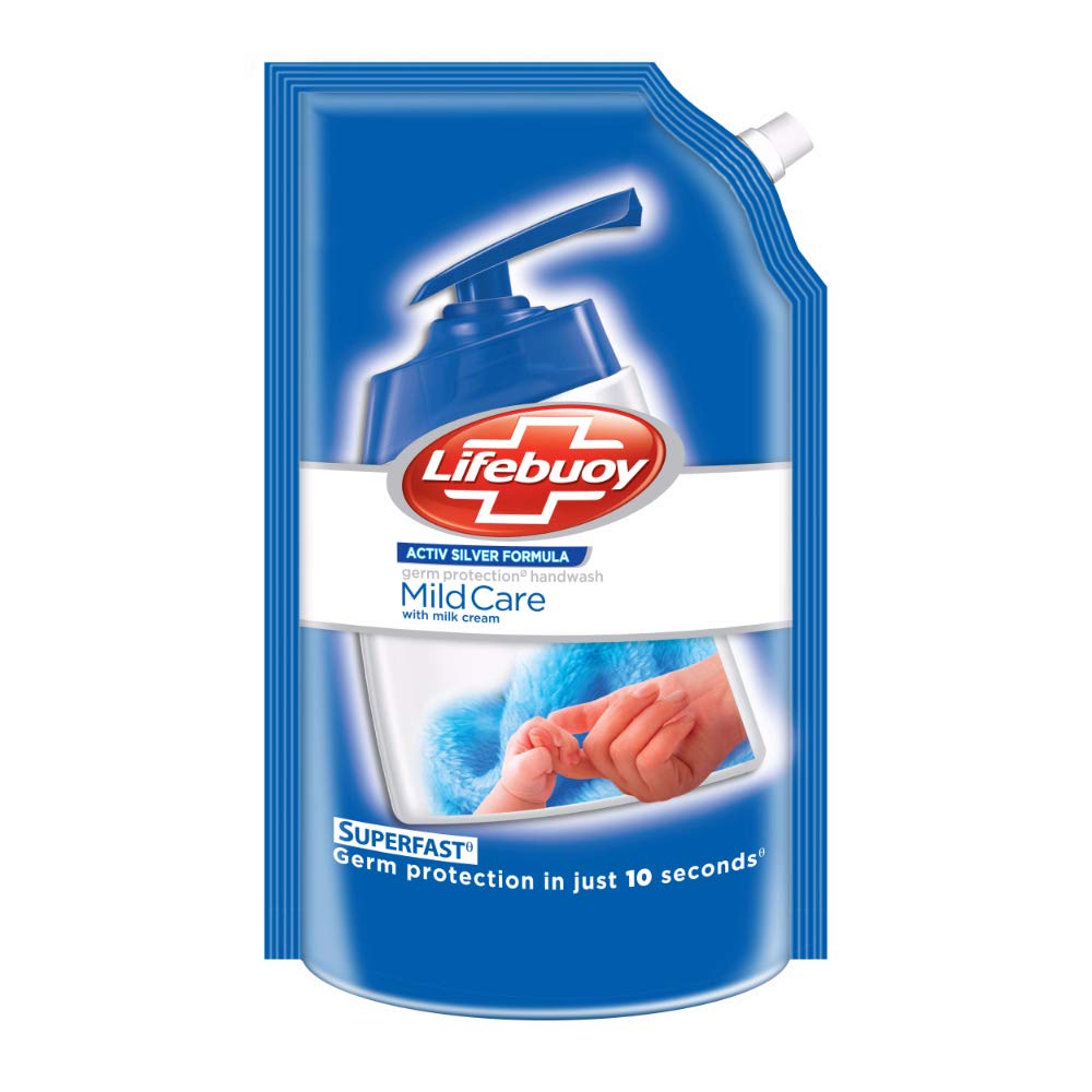 Lifebuoy Mild Care With Milk Cream And Active Germ Protection Hand Wash 