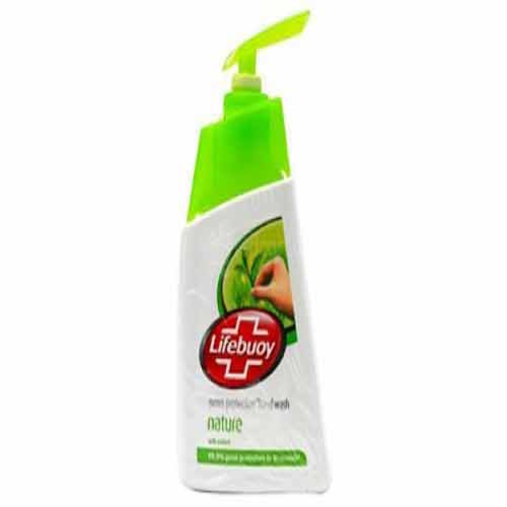 Lifebuoy Nature With Green Tea Handwash (185ml X3) 555 ml
