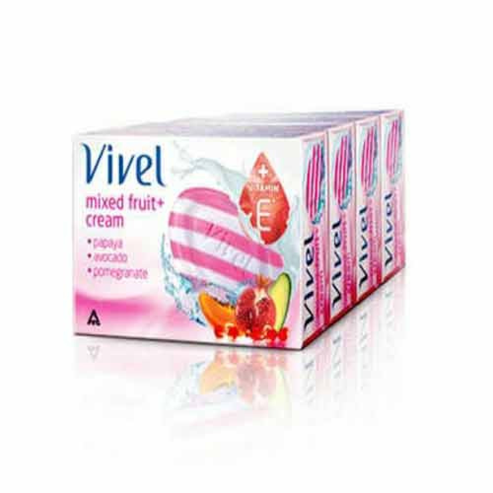 Vivel Mixed Fruit & Cream For Soft Glowing Skin 400 gm