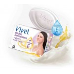 Vivel With Double Moisturisers Milk Cream & Glycerine Soap 75 gm