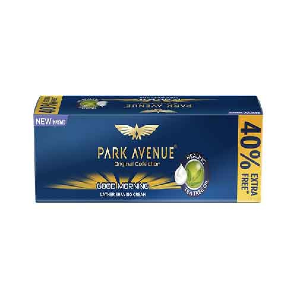 Park Avenue Good Morning Lather Shaving Cream With Tea Tree Oil 