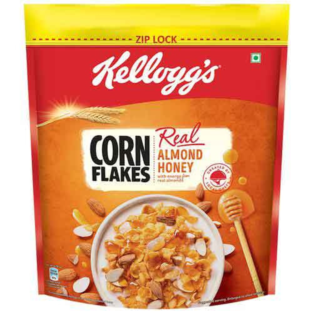 Kelloggs Real Almond & Honey Cornflakes