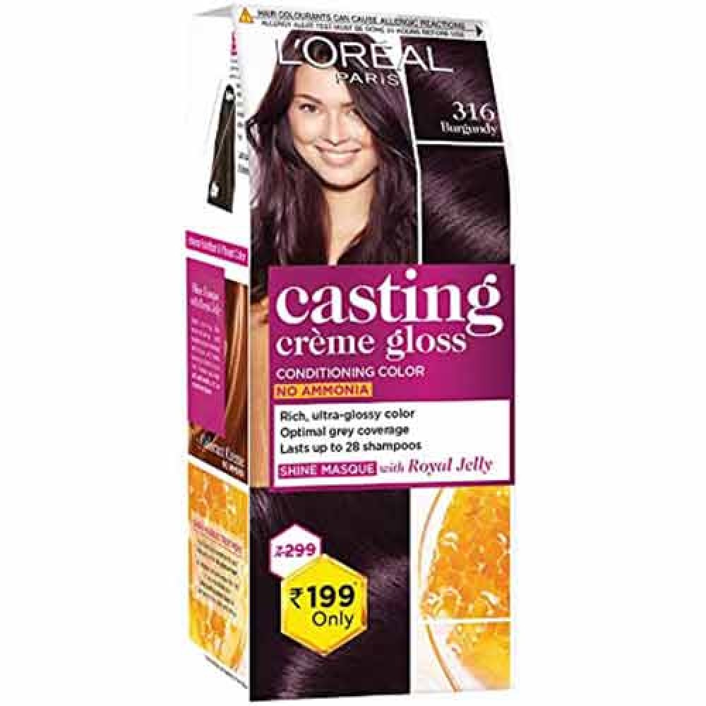 Loreal Paris Casting Creme Gloss Small Pack 316 Burgundy