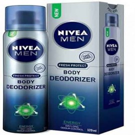 Nivea Fresh Protect Deodorizer Gas Free Energy Body Spray For Men 120 ml