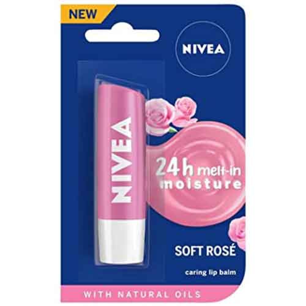 Nivea Lip Soft Rose 4.8 gm