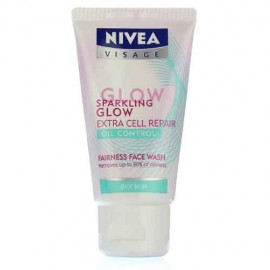 Nivea Sparkling Glow Extra Cell Repair Oil Control Fairness Face Wash 