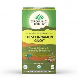 Organic India Tulsi Cinnamon Giloy 25 Bags