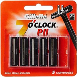 Gillette 7 O Clock PII 5 Twin Blade Cartridges 1 pc