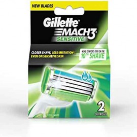 Gillette Mach 3 Sensitive Blades - 4 Cartridges 1 Pkt