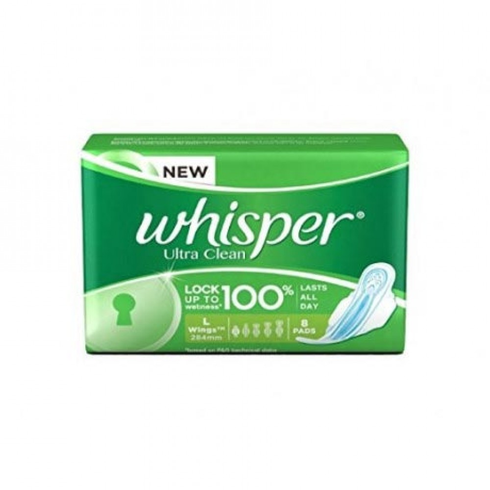 Whisper Ultra Clean L Wings 30 pads