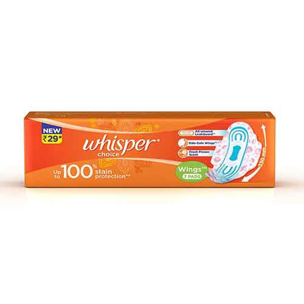 Whisper Choice Regular 7 Pads