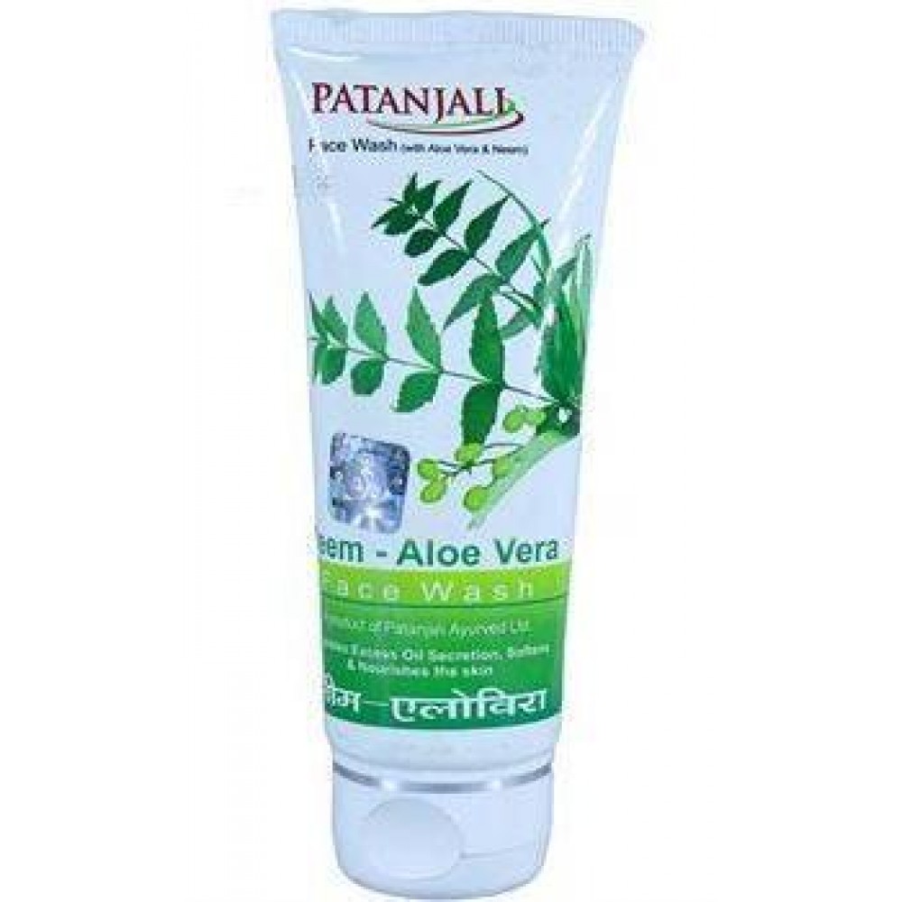 Patanjali Aloe Vera Orange Face Wash 60 gm
