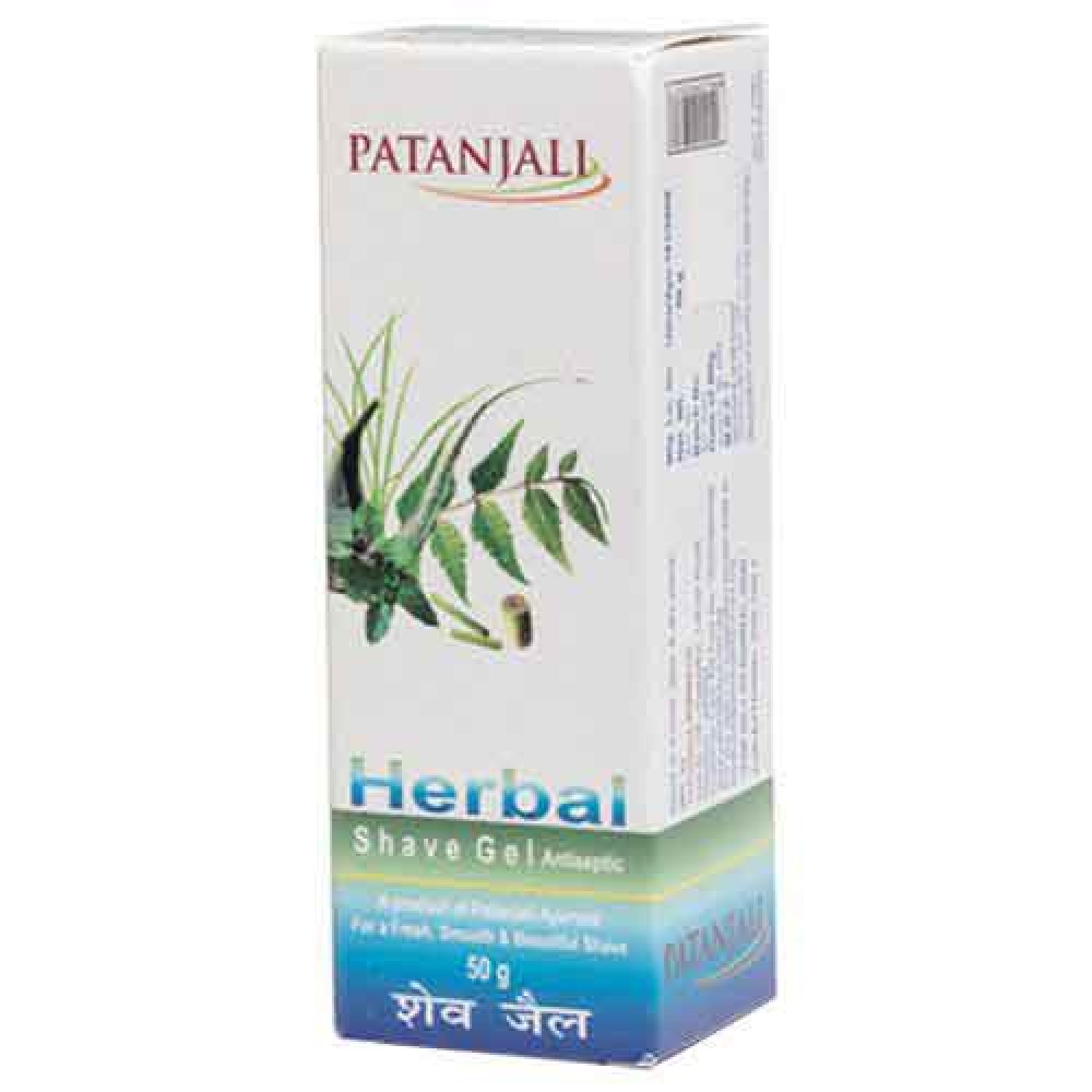 Patanjali Herbal Antiseptic Shave Gel 50 gm