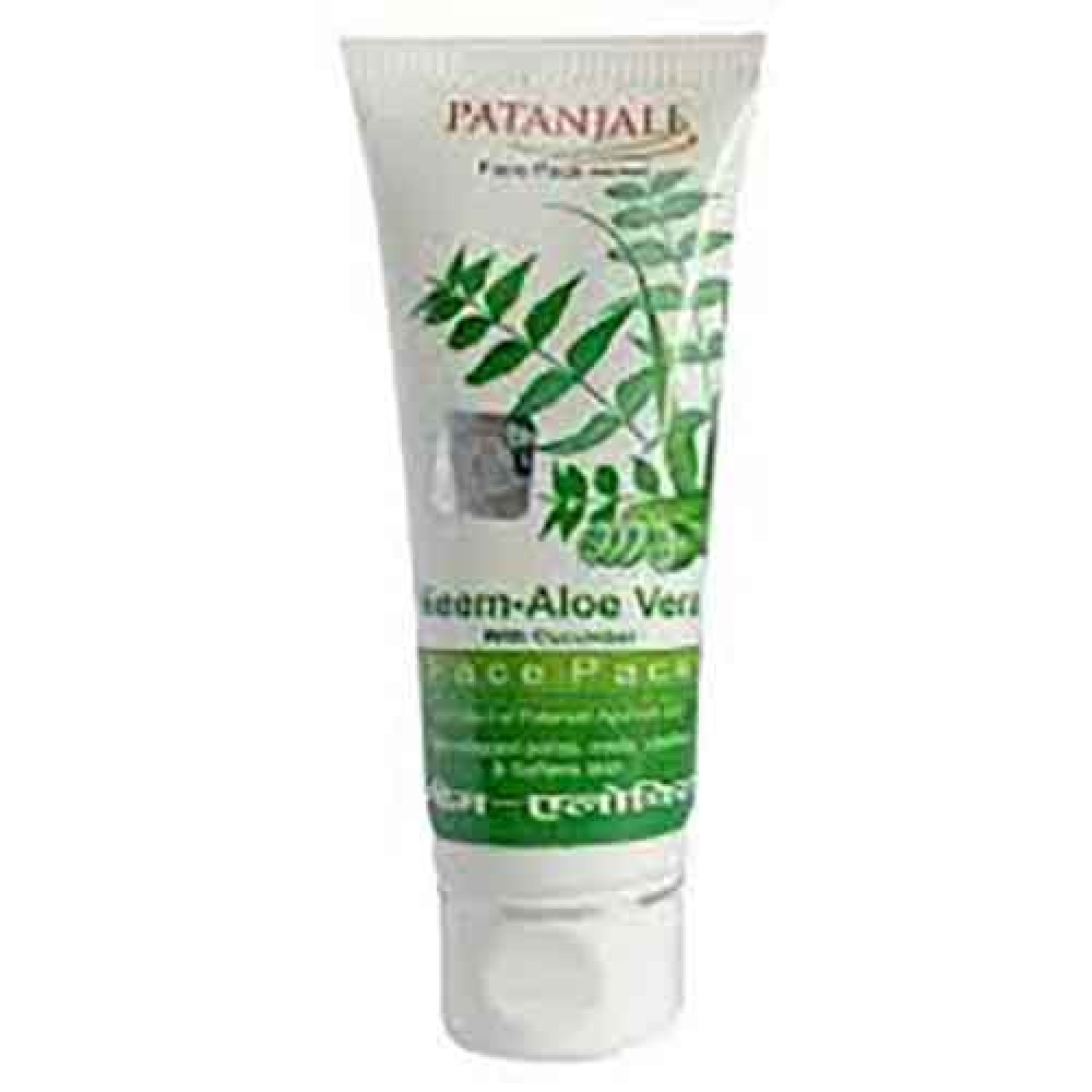 Patanjali Neem Aloe Vera With Cucumber Face Pack 60 gm