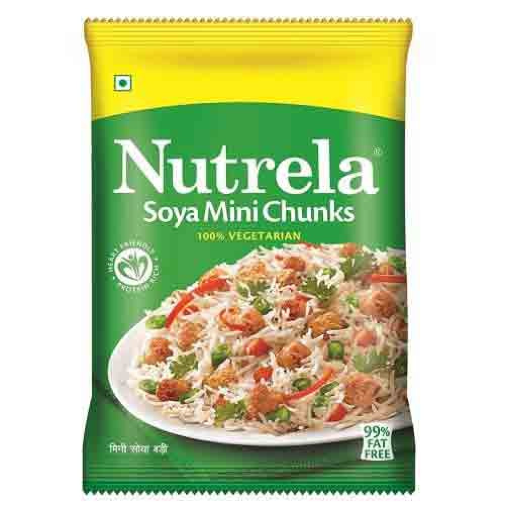 Nutrela High Protein Mini Soya Chunks 90 gm