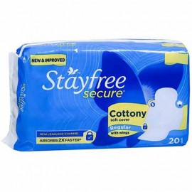 Stayfree Secure Cottony Soft Regular With Wings